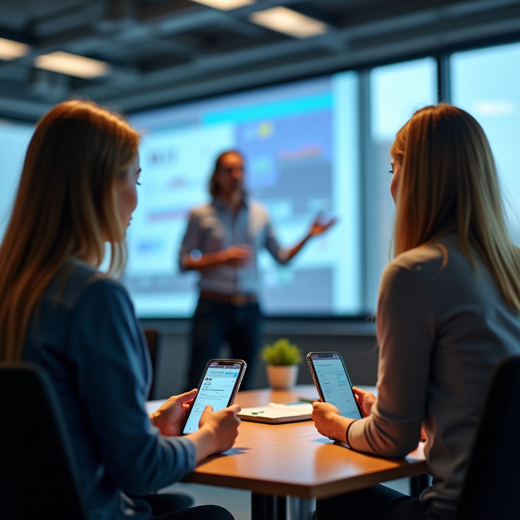 Digital finance training using mobile devices